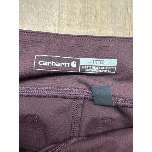 Carhartt Force Utility Leggings Womens Small Purple Fitted Work Pants 102482 - Picture 2 of 7